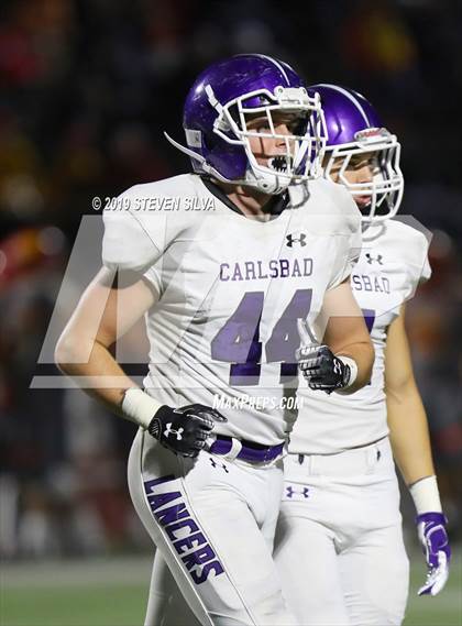 Thumbnail 2 in Carlsbad vs. Cathedral Catholic (CIF SDS Open Division Semifinal) photogallery.