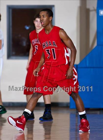 Thumbnail 2 in Dallas HSAA South vs Garland Christian Academy (Lake Country Classic) photogallery.