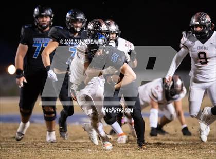 Thumbnail 3 in Frontier vs Central (CIF CS D1 Qtr Final) photogallery.