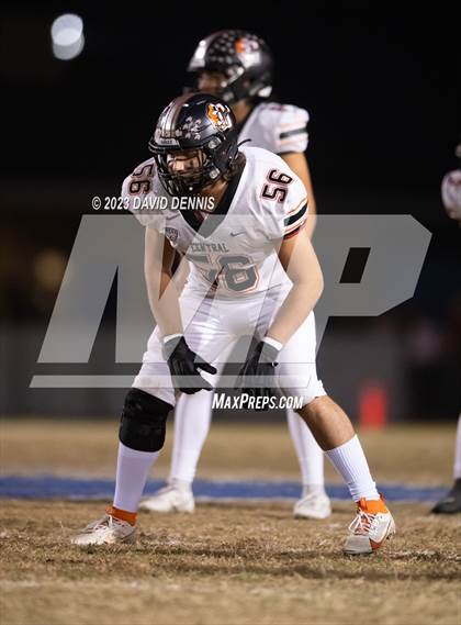 Thumbnail 1 in Frontier vs Central (CIF CS D1 Qtr Final) photogallery.