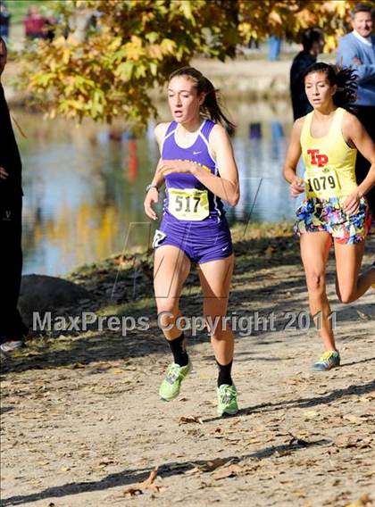 Thumbnail 2 in CIF State Cross Country Championships (Girls Division I) photogallery.