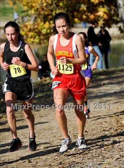 Thumbnail 3 in CIF State Cross Country Championships (Girls Division I) photogallery.