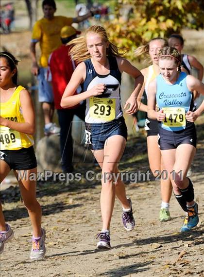 Thumbnail 3 in CIF State Cross Country Championships (Girls Division I) photogallery.