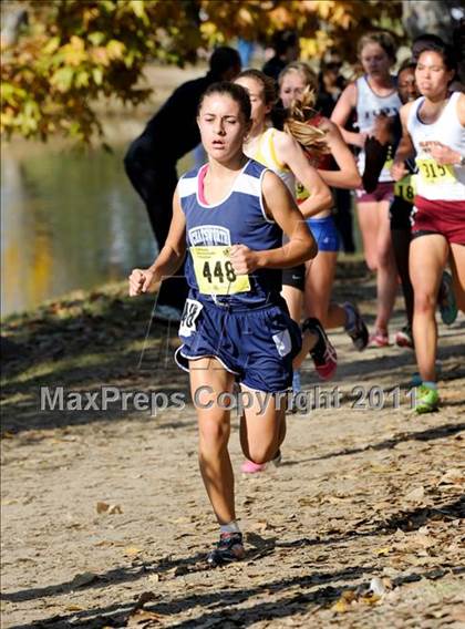 Thumbnail 1 in CIF State Cross Country Championships (Girls Division I) photogallery.