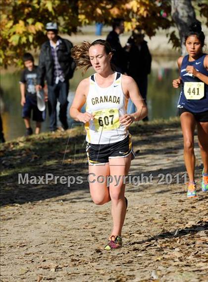 Thumbnail 2 in CIF State Cross Country Championships (Girls Division I) photogallery.
