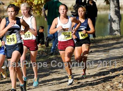 Thumbnail 3 in CIF State Cross Country Championships (Girls Division I) photogallery.