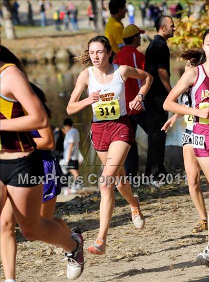 Thumbnail 1 in CIF State Cross Country Championships (Girls Division I) photogallery.