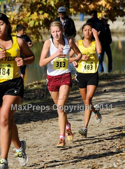 Thumbnail 2 in CIF State Cross Country Championships (Girls Division I) photogallery.