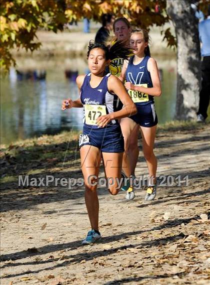 Thumbnail 1 in CIF State Cross Country Championships (Girls Division I) photogallery.