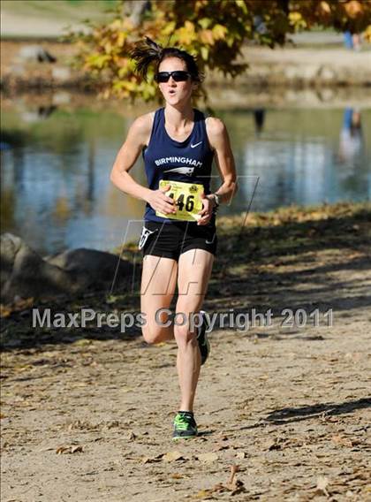 Thumbnail 1 in CIF State Cross Country Championships (Girls Division I) photogallery.