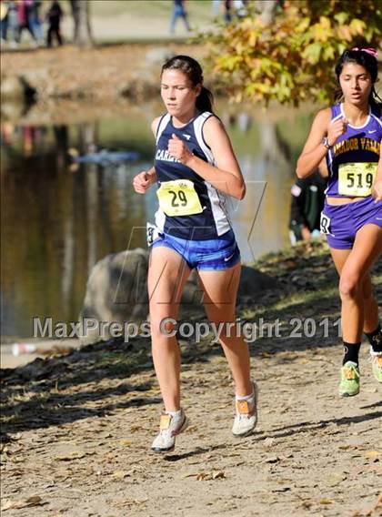 Thumbnail 2 in CIF State Cross Country Championships (Girls Division I) photogallery.