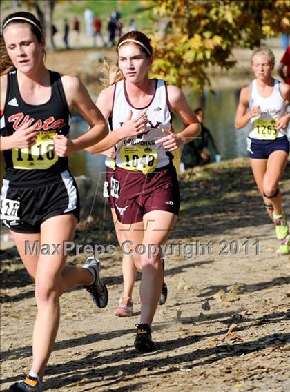 Thumbnail 2 in CIF State Cross Country Championships (Girls Division I) photogallery.
