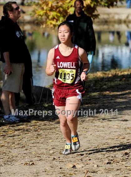 Thumbnail 2 in CIF State Cross Country Championships (Girls Division I) photogallery.