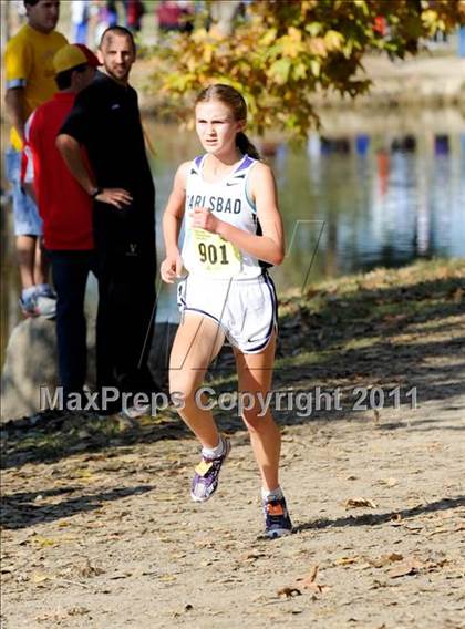 Thumbnail 1 in CIF State Cross Country Championships (Girls Division I) photogallery.