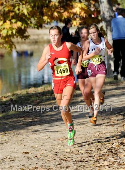 Thumbnail 2 in CIF State Cross Country Championships (Girls Division I) photogallery.