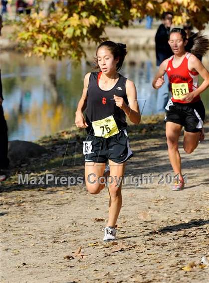 Thumbnail 3 in CIF State Cross Country Championships (Girls Division I) photogallery.