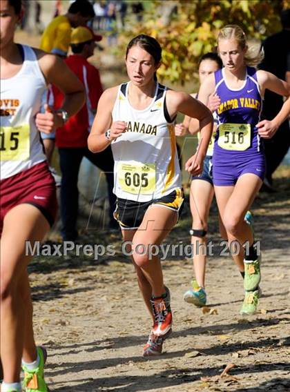 Thumbnail 2 in CIF State Cross Country Championships (Girls Division I) photogallery.