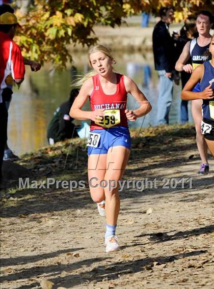 Thumbnail 3 in CIF State Cross Country Championships (Girls Division I) photogallery.