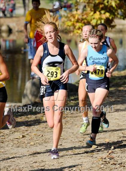 Thumbnail 1 in CIF State Cross Country Championships (Girls Division I) photogallery.