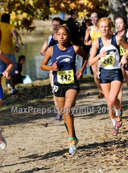 Thumbnail 1 in CIF State Cross Country Championships (Girls Division I) photogallery.