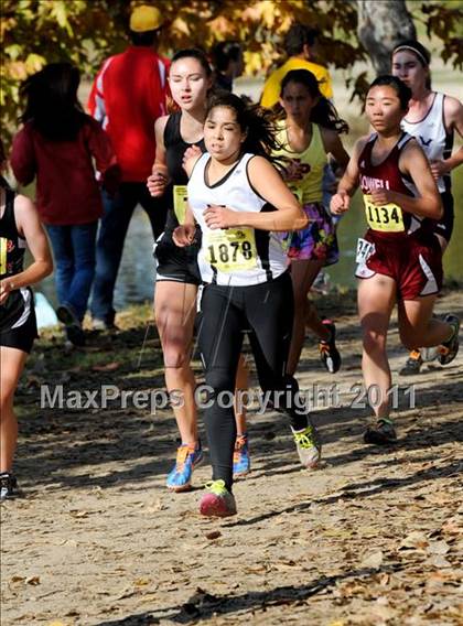 Thumbnail 2 in CIF State Cross Country Championships (Girls Division I) photogallery.