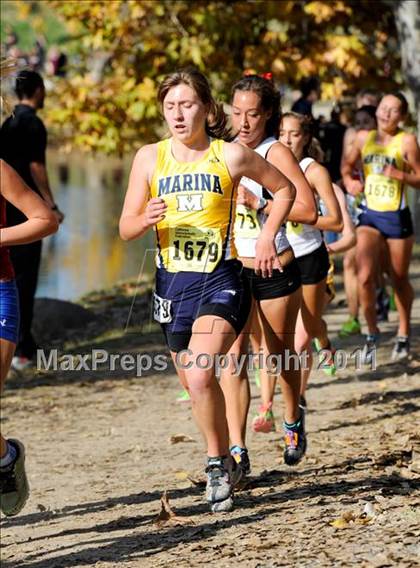Thumbnail 1 in CIF State Cross Country Championships (Girls Division I) photogallery.