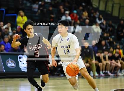 Thumbnail 1 in Port Washington vs. Syosset (NYSPHSAA Section 8 Class AAA Semifinal) photogallery.