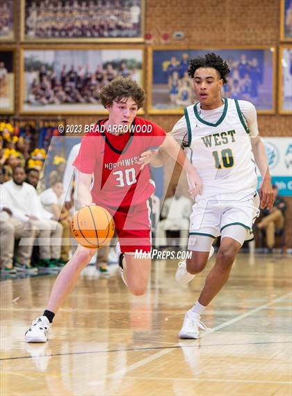 Thumbnail 2 in Northwest Guilford vs West Forsyth (Frank Spencer Holiday Classic) photogallery.