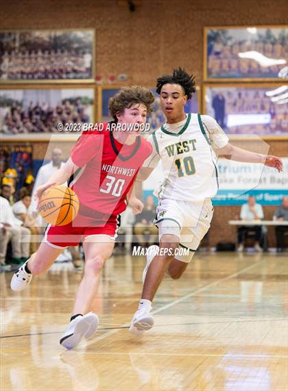 Thumbnail 3 in Northwest Guilford vs West Forsyth (Frank Spencer Holiday Classic) photogallery.