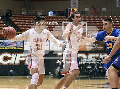 Thumbnail 3 in Ripon Christian vs. Sacramento Adventist (CIF SJS D6 Final) photogallery.