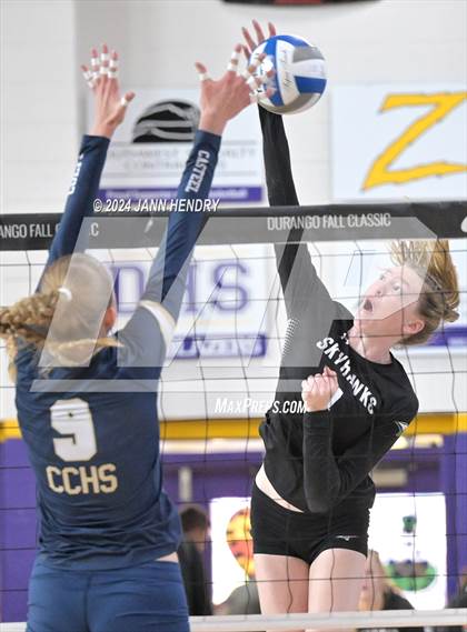 Thumbnail 1 in Skutt Catholic vs. Casteel (Durango Fall Classic) photogallery.