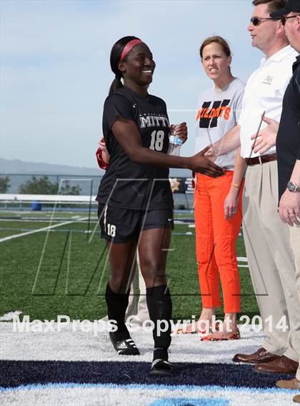 Thumbnail 3 in Archbishop Mitty vs. Woodside (CIF CCS D2 Final) photogallery.