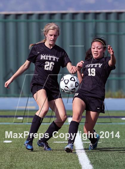 Thumbnail 1 in Archbishop Mitty vs. Woodside (CIF CCS D2 Final) photogallery.