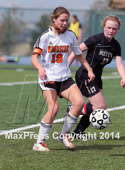 Thumbnail 2 in Archbishop Mitty vs. Woodside (CIF CCS D2 Final) photogallery.