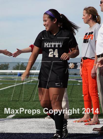 Thumbnail 3 in Archbishop Mitty vs. Woodside (CIF CCS D2 Final) photogallery.