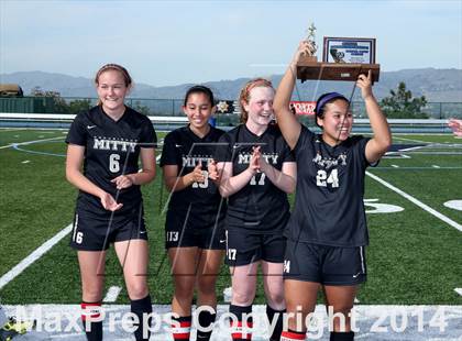 Thumbnail 2 in Archbishop Mitty vs. Woodside (CIF CCS D2 Final) photogallery.