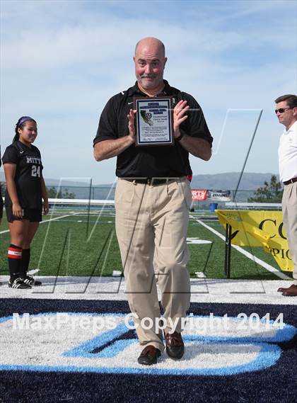 Thumbnail 1 in Archbishop Mitty vs. Woodside (CIF CCS D2 Final) photogallery.