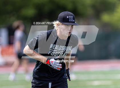 Thumbnail 1 in Healdsburg vs Rancho Cotate (Santa Rosa Junior College Bear Cubs 7 on 7 Tournament) photogallery.