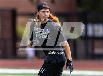 Thumbnail 3 in Healdsburg vs Rancho Cotate (Santa Rosa Junior College Bear Cubs 7 on 7 Tournament) photogallery.