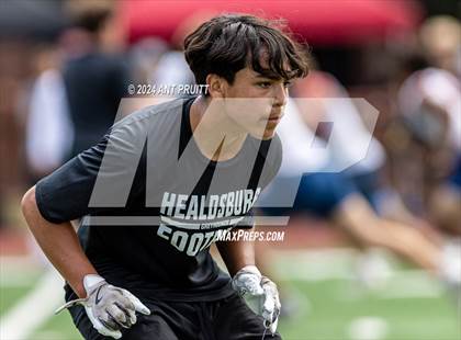 Thumbnail 1 in Healdsburg vs Rancho Cotate (Santa Rosa Junior College Bear Cubs 7 on 7 Tournament) photogallery.