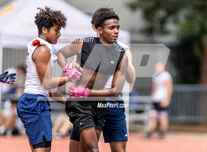 Thumbnail 2 in Healdsburg vs Rancho Cotate (Santa Rosa Junior College Bear Cubs 7 on 7 Tournament) photogallery.