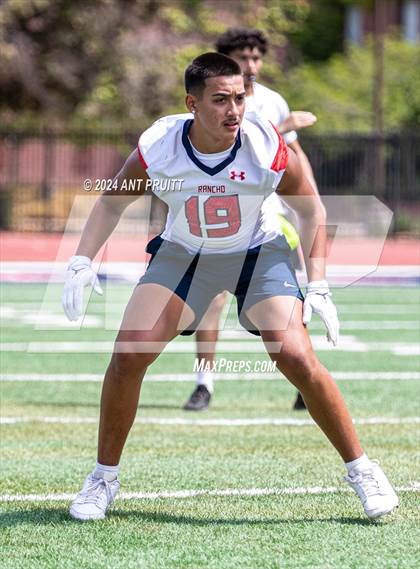Thumbnail 1 in Healdsburg vs Rancho Cotate (Santa Rosa Junior College Bear Cubs 7 on 7 Tournament) photogallery.