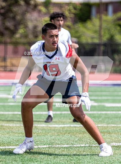 Thumbnail 2 in Healdsburg vs Rancho Cotate (Santa Rosa Junior College Bear Cubs 7 on 7 Tournament) photogallery.