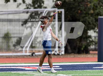 Thumbnail 3 in Healdsburg vs Rancho Cotate (Santa Rosa Junior College Bear Cubs 7 on 7 Tournament) photogallery.