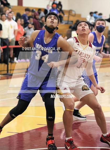Thumbnail 2 in Irvington @ Liberty (CIF NCS D1 First Round) photogallery.