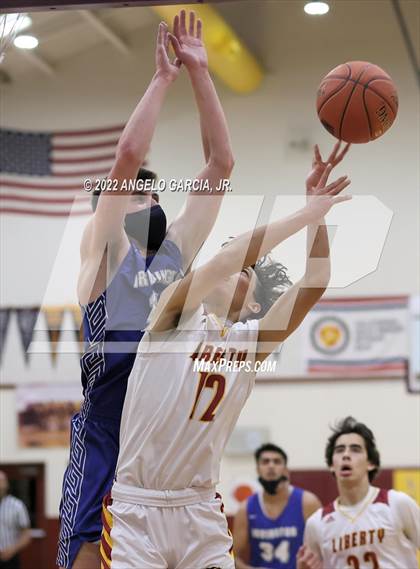 Thumbnail 2 in Irvington @ Liberty (CIF NCS D1 First Round) photogallery.