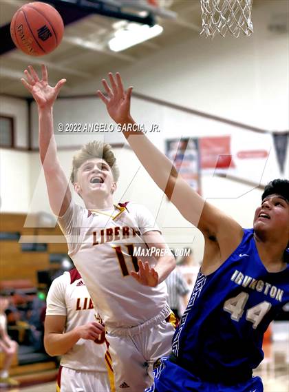 Thumbnail 1 in Irvington @ Liberty (CIF NCS D1 First Round) photogallery.