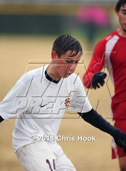 Thumbnail 2 in Tucson High Magnet School vs. Salpointe Catholic (Chris Maier Tournament - Semi Final Game) photogallery.