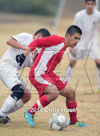 Thumbnail 3 in Tucson High Magnet School vs. Salpointe Catholic (Chris Maier Tournament - Semi Final Game) photogallery.