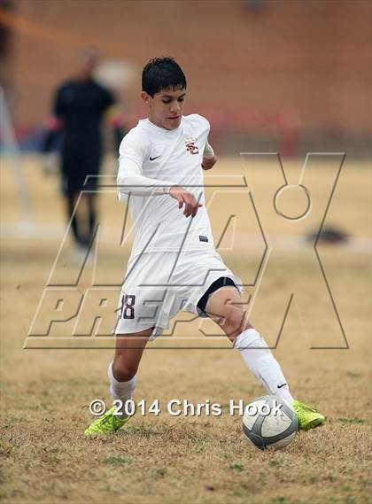 Thumbnail 2 in Tucson High Magnet School vs. Salpointe Catholic (Chris Maier Tournament - Semi Final Game) photogallery.